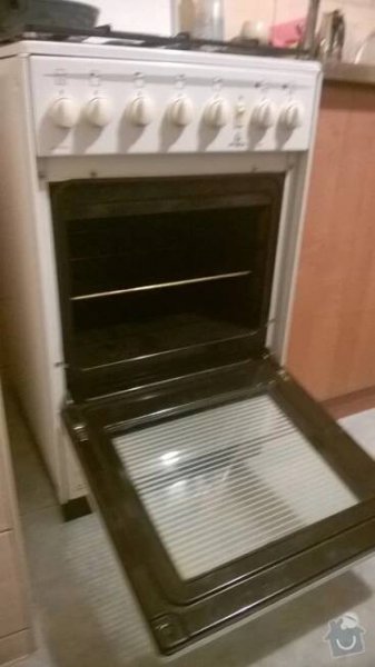 Servis plynových spotřebičů: dvířka elektrické trouby j sporák Mora 2225
