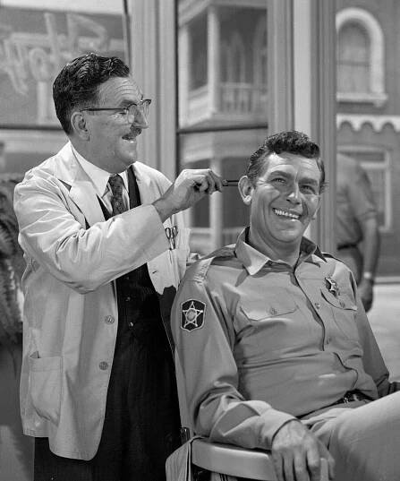 Howard McNear and Andy Griffith