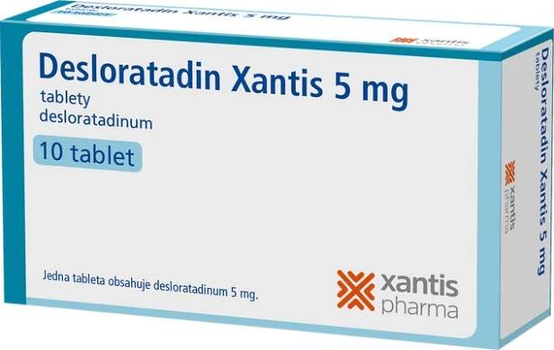 Desloratadin Xantis 5 mg 10 tablet