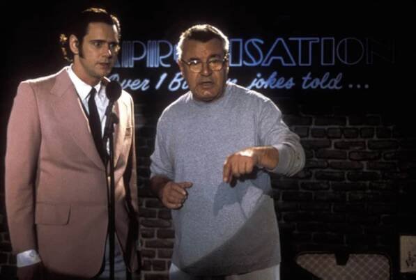 "Man on the Moon" Jim Carrey, Dir. Milos Forman