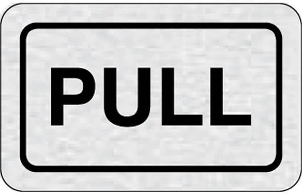 Cedulka na dveře - PULL