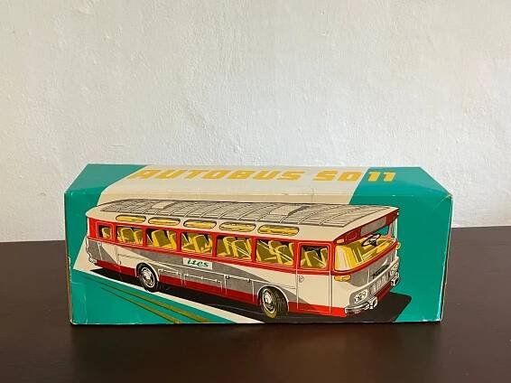 autobus ITES KAROSA ŠD 11 - ORIG. krabice - stará retro hračka - Starožitnosti a umění