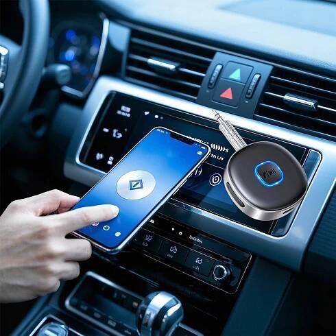 VYSÍLAČ MODUL BLUETOOTH 5.0 AUX JACK 3,5MM DO AUTA POČÍTAČ REPRODUKTOR Bezpečnostní informace CE