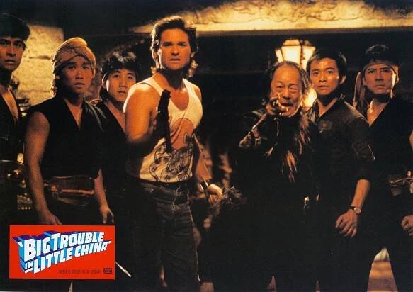 Kurt Russell, Victor Wong, Dennis Dun - Velké nesnáze v Malé Číně - Fotosky