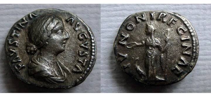 Faustina jr - denarius JUNO (JUL2275)