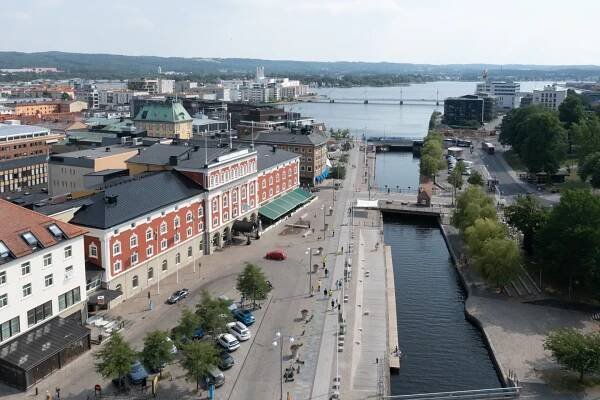 View from above at Elite Stora Hotellet in Jönköping