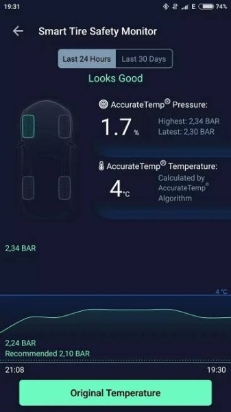 ZUS Smart Tire Safety Monitor app 9