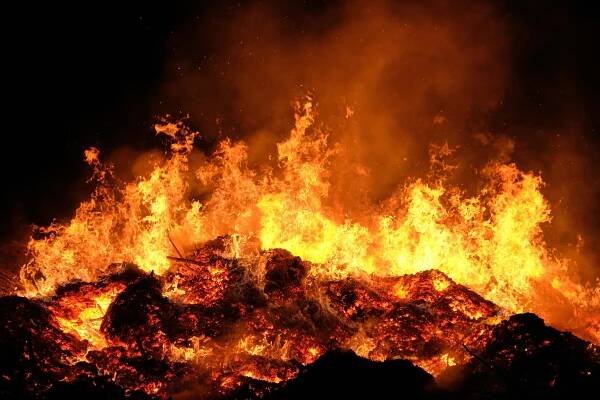 Živá Exploze Ohně Na černém Pozadí · Základová fotografie zdarma