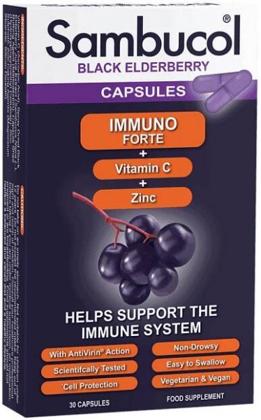 Sambucol Immuno Forte Capsules 30s 1