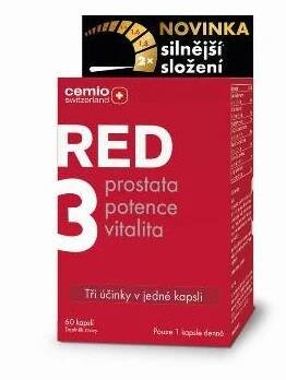 Cemio RED3 60 kapslí NOVÝ