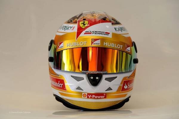 Alonso’s 2013 Monaco Helmet