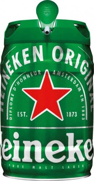 Heineken Pivo světlý ležák 5 l plech - Ležáky, Pivo, Nápoje, tabák
