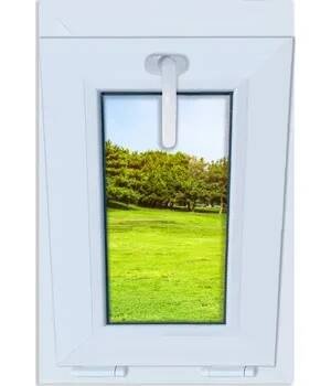 PVC okno Lorac 40x60 cm výklopné, symetrické, bílé