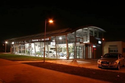 Autosalon Audi, Olomouc - Lumidée, profesionální projekty a dodávky osvětlení