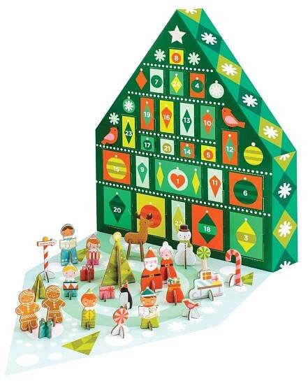 Petitcollage Adventní kalendář strom