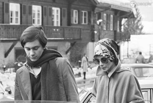 1. Audrey Hepburn in Gstaad in 1976.
2. Audrey Hepburn and Sean Ferrer in Gstaad, January 25, 1977.