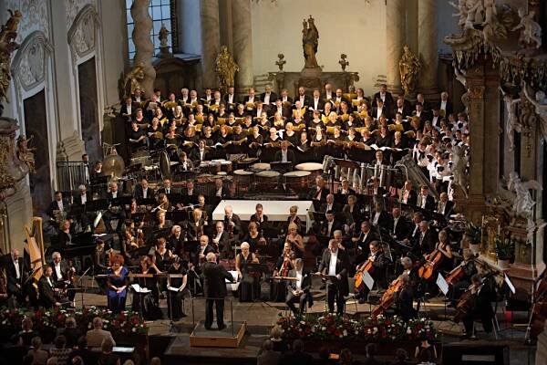 Pendereckého oslava narozenin na Podzimním festivalu duchovní hudby v Olomouci