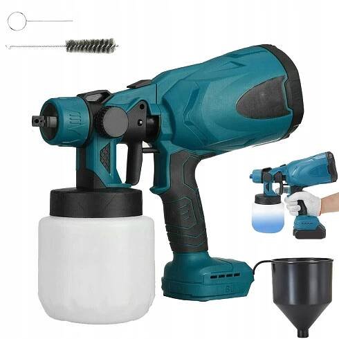 ELEKTRICKÁ MALÍŘSKÁ PISTOLE PRO DŮM A ZAHRADU KOMPATIBILNÍ S MAKITA