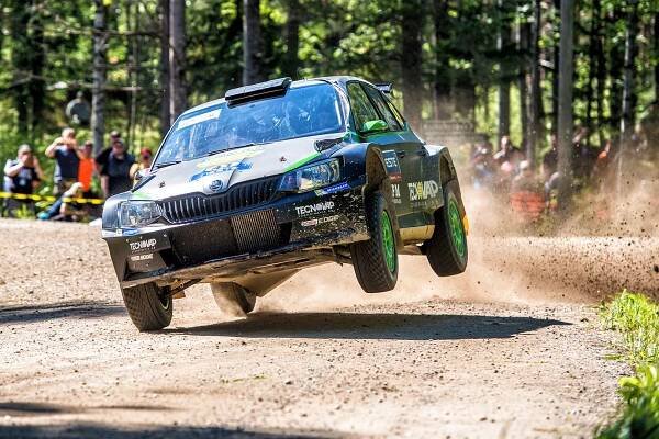 Umberto Scandola / Michele Ferrara, ŠKODA FABIA R5, Motorsport Italia. Rally Finland 2017
