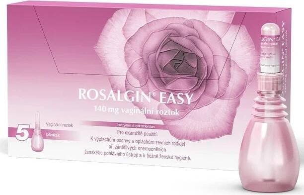 ROSALGIN EASY VAG 140MG VAG SOL 5X140ML