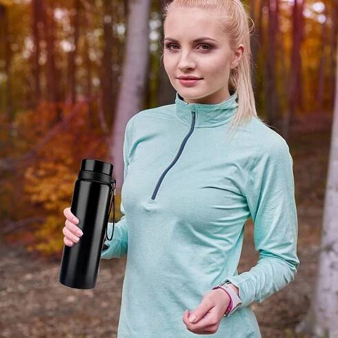 Termos 1L Ocelový S Filtrem S Páskem Cestování Práce Camping Outdoor za 415.00CZK - Allegro