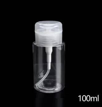 Nádobka na odlakovač s pumpičkou 100/200 ml pro gel laky | dávkovač, lahvička - 100ml