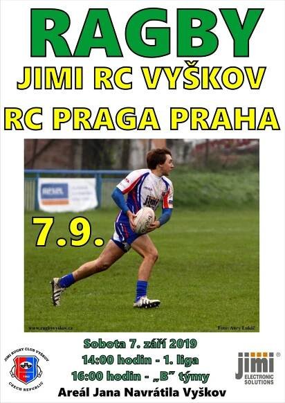 1.LIGA RAGBY - NADSTAVBA - JIMI RC Vyškov vs. RC Praga Praha