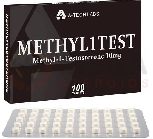 TEST METHYL 1 – Orální Testosteron – 10 mg/tab. – 100 tablet – A-Tech Labs
