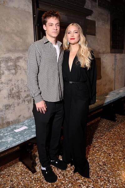 Kate Hudson and her son Ryder Robinson pose together