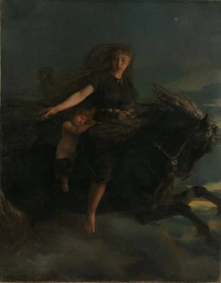 Peter Nicolai Arbo, The Night – Nasjonalmuseet – Collection