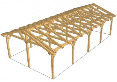 Dřevěné konstrukce - CNC dřevěné konstrukce na míru
