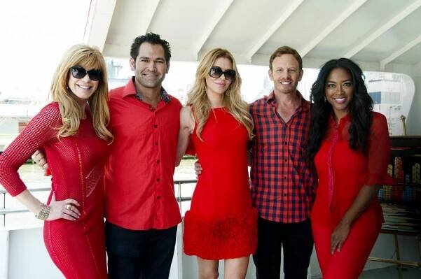 Leeza Gibbons, Johnny Damon, Brandi Glanville, Ian Ziering, Kenya Moore - The Apprentice - Z natáčení