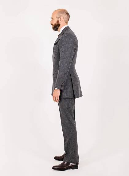 Edward Sexton double-breasted flannel suit: Style breakdown – Permanent Style