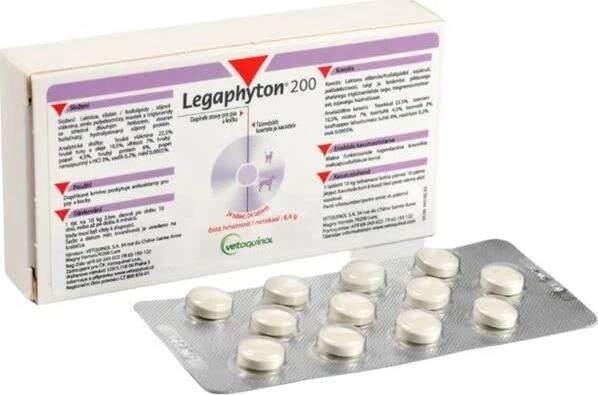 Vétoquinol Legaphyton 200 mg 24 tbl.