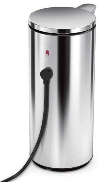 Simplehuman bezdotykový dávkovač mýdla - 266 ml, lesklá nerezová ocel, dobíjecí