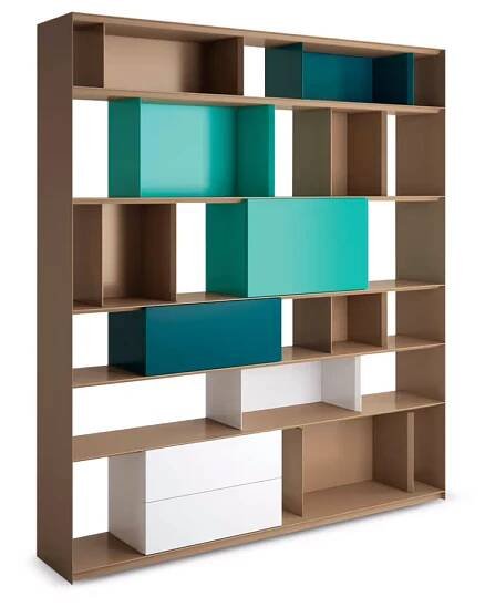 Metal Contemporary Shelf Stack