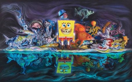 Spongebob Grin Reflects, 2021