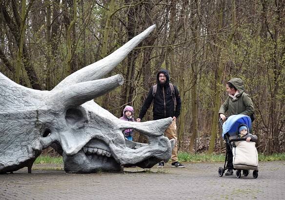 VIDEO: Tyrannosauři v akci. DinoPark u Ostravy opět otevřel své brány