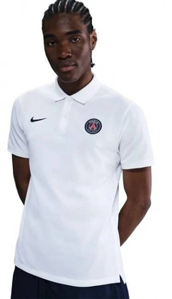 Paris Saint Germain Polo Dri-FIT 2.0 - Biały/Midnight Navy