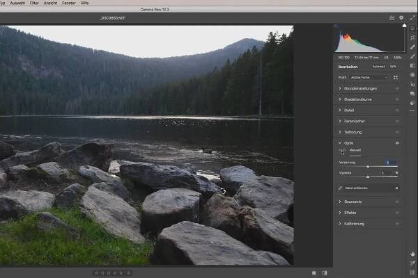 Camera Raw návod: 3.11 | Oprava objektivu