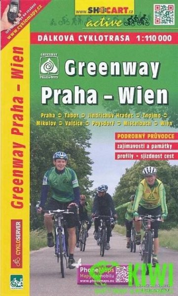 Greenway Praha-Wien 1:110 000