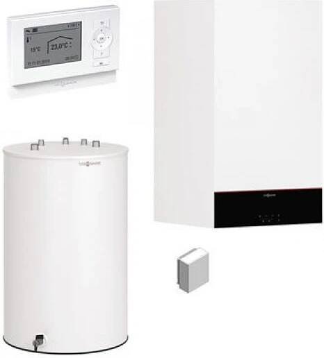 Viessmann Vitodens + 120 L Vitocell 100-W + čidla + Vitotrol 200E Z022947