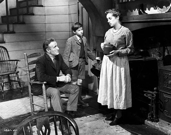 Lassie se vrací - Z filmu - Donald Crisp, Roddy McDowall, Elsa Lanchester