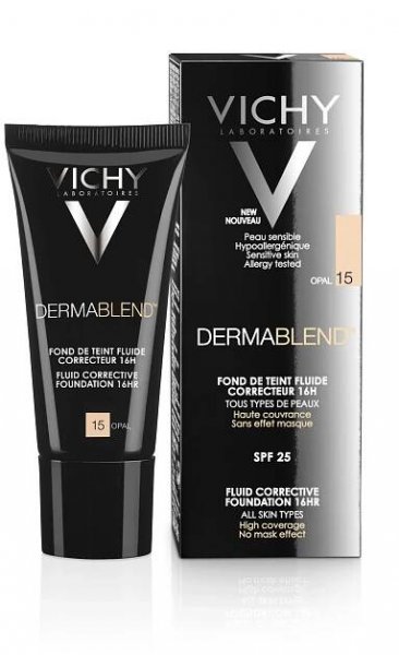 Vichy Dermablend Fluidní korekční make-up 15 světlá 30 ml