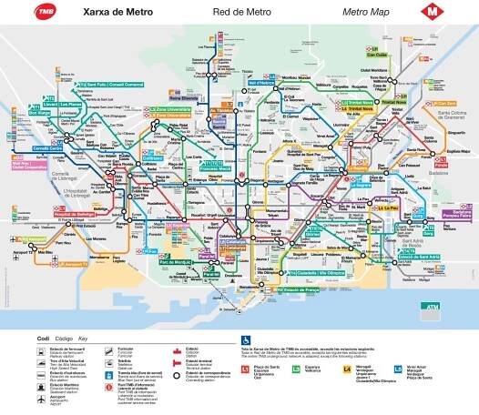 ▷ Metro Barcelona – Mapa, ceny jízdenek, trasy MHD