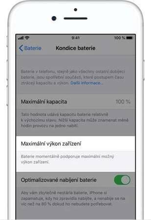Na iOS se dozvíte i slovní hodnocení kvality baterie