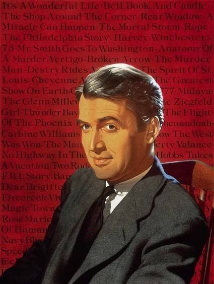 Jimmy Stewart artwork