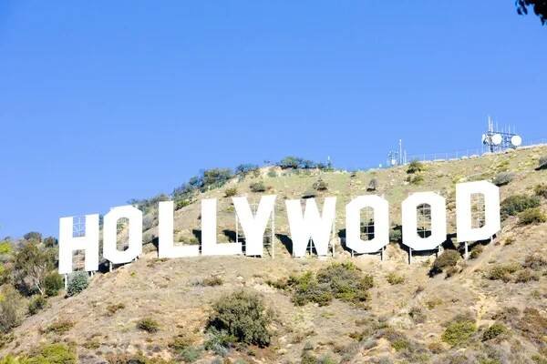 Hollywood podepsat, los angeles, Kalifornie, usa — Stock obrázek