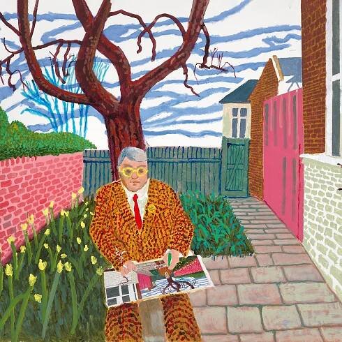 David Hockney ist jetzt 87 – und hat soeben die größte Ausstellung seiner Karriere in Paris eröffnet