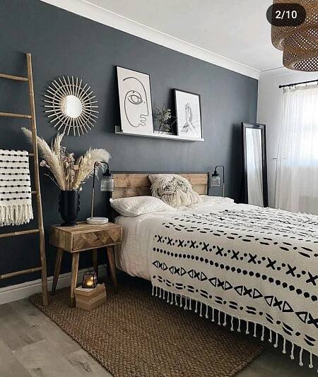 Black and White Bedroom Decor